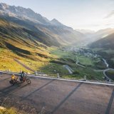L'une des étapes du Glacier Bike Tour